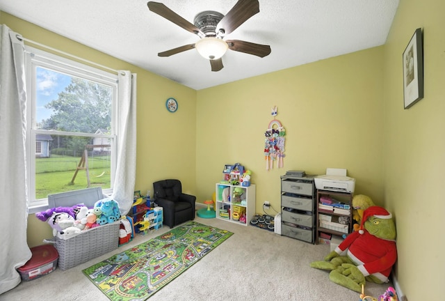 561 Danielle Dr, Clarksville, TN 37042 - playroom featuring carpet floors and a ceiling fan