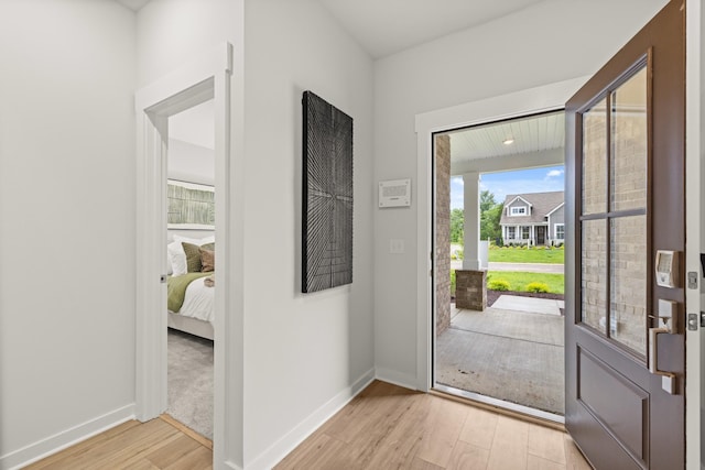 3412 Shigo St, Murfreesboro, TN 37130 - foyer with light wood-style flooring and baseboards