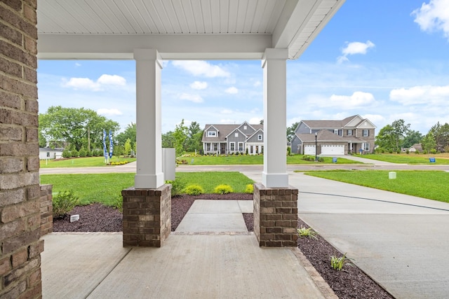 3412 Shigo St, Murfreesboro, TN 37130 - porch with a yard and a residential view