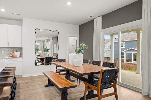 3412 Shigo St, Murfreesboro, TN 37130 - dining space with plenty of natural light, light wood-style floors, and recessed lighting