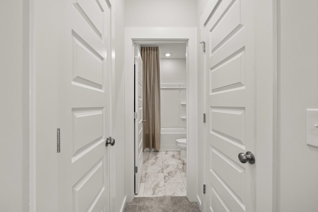 3412 Shigo St, Murfreesboro, TN 37130 - corridor featuring light marble finish floors