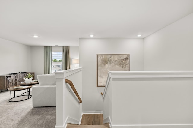 3412 Shigo St, Murfreesboro, TN 37130 - stairway featuring recessed lighting and baseboards