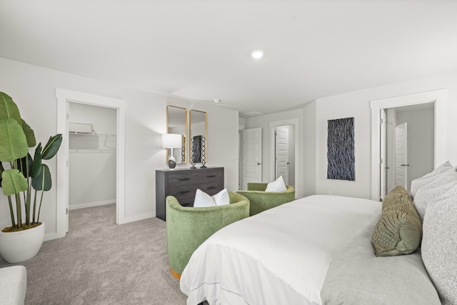3412 Shigo St, Murfreesboro, TN 37130 - carpeted bedroom featuring a spacious closet and recessed lighting