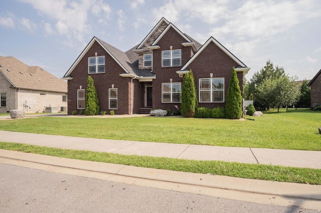 2331 Lionheart Dr, Murfreesboro, TN 37130 - view of front of property featuring brick siding and a front yard