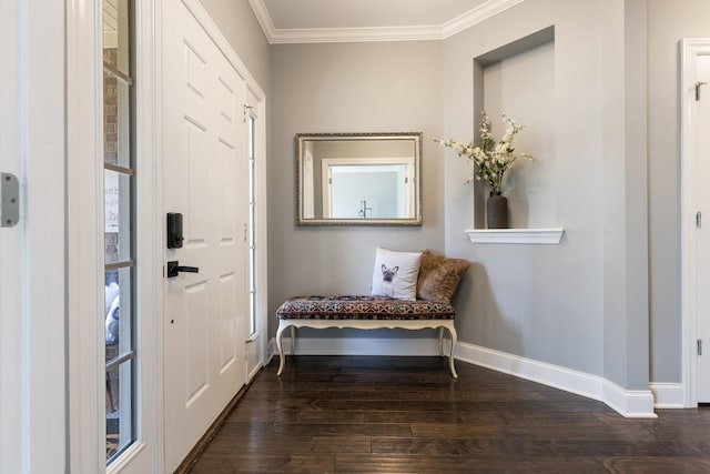7156 Triple Crown Ln, Fairview, TN 37062 - entrance foyer featuring wood finished floors and ornamental molding