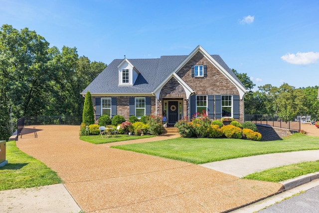 7156 Triple Crown Ln, Fairview, TN 37062 - view of front facade with brick siding, a shingled roof, and stone siding