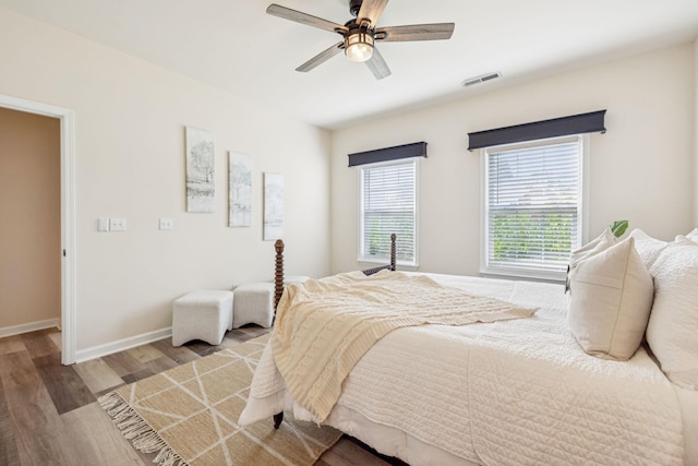 2414 Keegan Dr, Murfreesboro, TN 37130 - bedroom featuring light wood-style flooring and ceiling fan