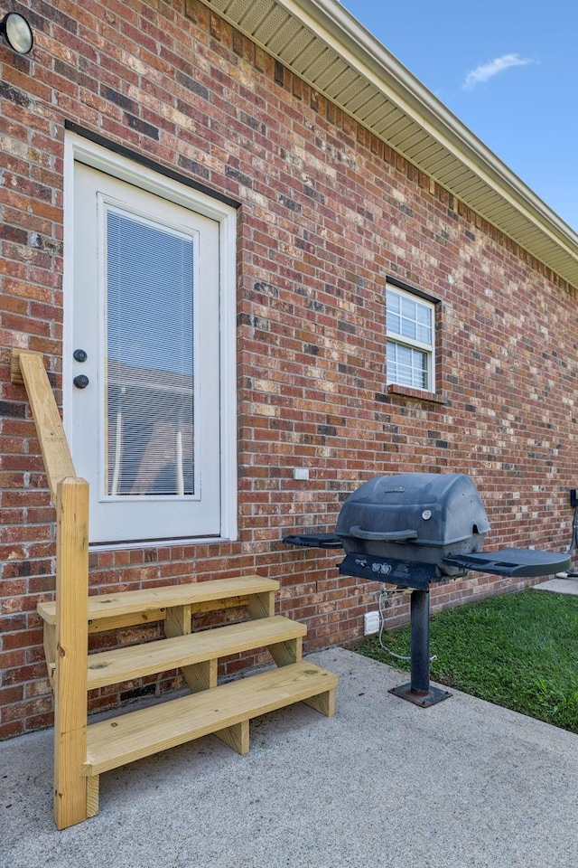 2414 Keegan Dr, Murfreesboro, TN 37130 - doorway to property with brick siding