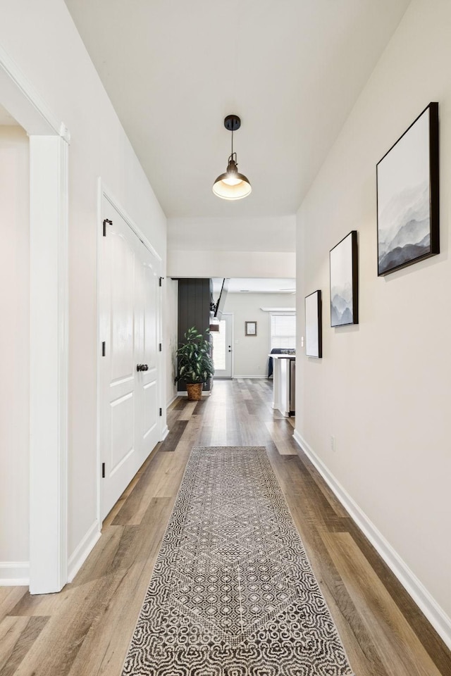 2414 Keegan Dr, Murfreesboro, TN 37130 - hallway featuring light wood finished floors and baseboards