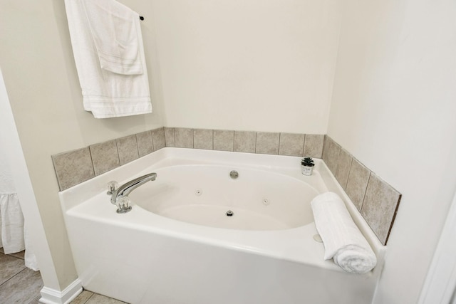 2414 Keegan Dr, Murfreesboro, TN 37130 - bathroom featuring a whirlpool tub and tile patterned floors