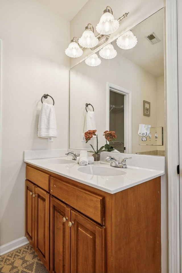 2414 Keegan Dr, Murfreesboro, TN 37130 - full bath featuring double vanity and tile patterned flooring