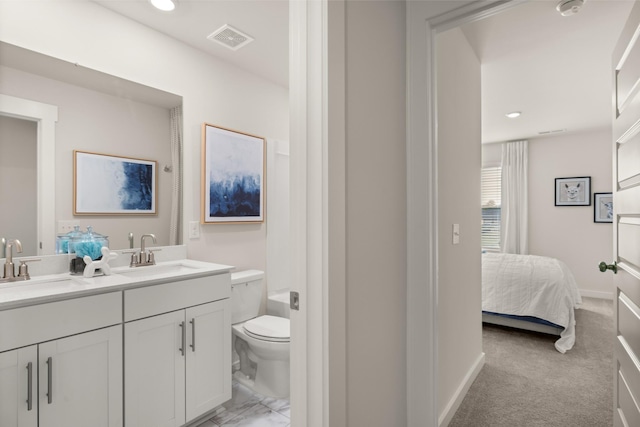 1243 Tucker Dr, Lebanon, TN 37087 - ensuite bathroom featuring double vanity and recessed lighting