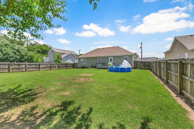 1338 Loren Cir, Clarksville, TN 37042 - fenced backyard with a wooden deck