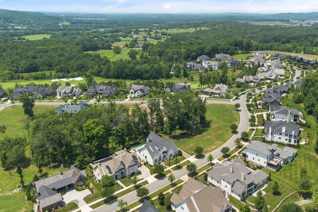 7318 Harlow Dr, College Grove, TN 37046 - aerial view of property's location with nearby suburban area