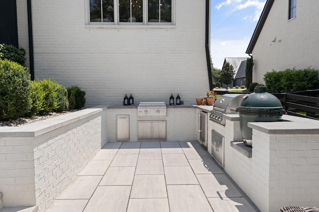 7318 Harlow Dr, College Grove, TN 37046 - view of patio with area for grilling