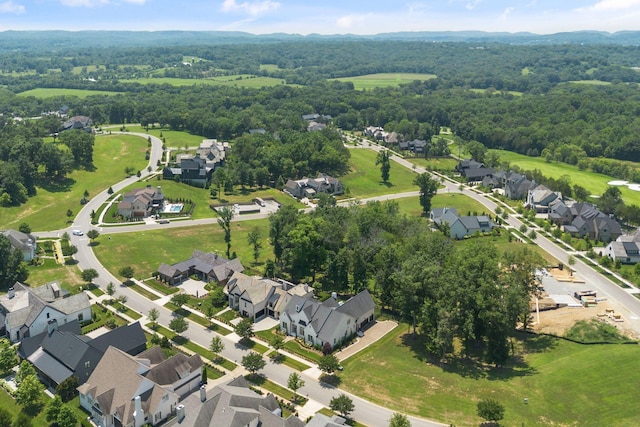 7318 Harlow Dr, College Grove, TN 37046 - aerial view of property and surrounding area featuring nearby suburban area