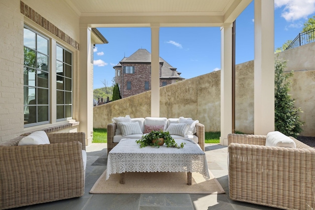 391 The Lady Of The Lake Ln, Franklin, TN 37067 - view of patio / terrace with an outdoor hangout area