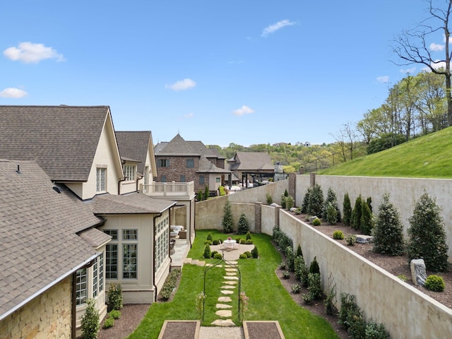 391 The Lady Of The Lake Ln, Franklin, TN 37067 - view of yard featuring a balcony and a residential view
