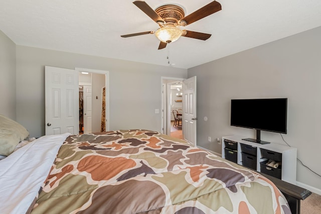 183 Caydras Way, Lafayette, TN 37083 - carpeted bedroom with a ceiling fan
