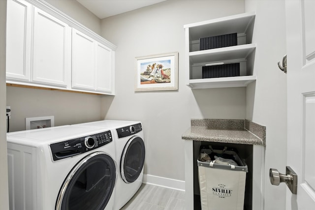 2135 Halfmoon Way, Murfreesboro, TN 37130 - washroom with cabinet space and washing machine and clothes dryer
