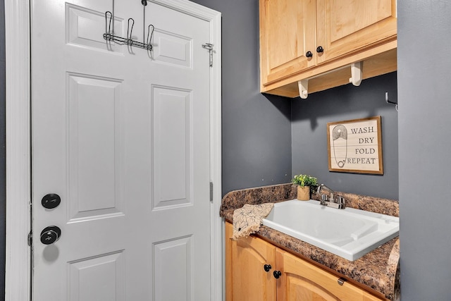 268 Crest Dr, Lynchburg, TN 37352 - bathroom with vanity