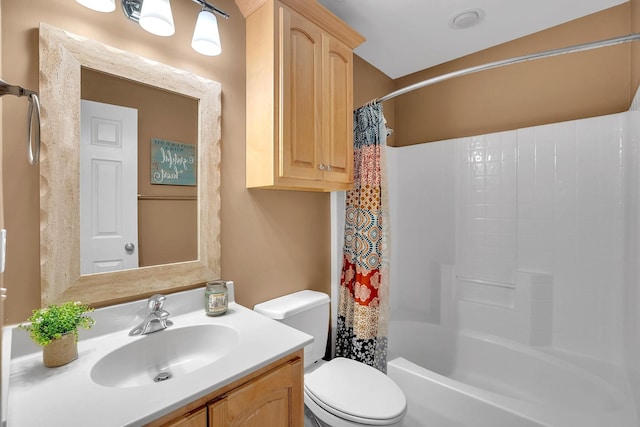 268 Crest Dr, Lynchburg, TN 37352 - bathroom featuring vanity and shower / bath combo