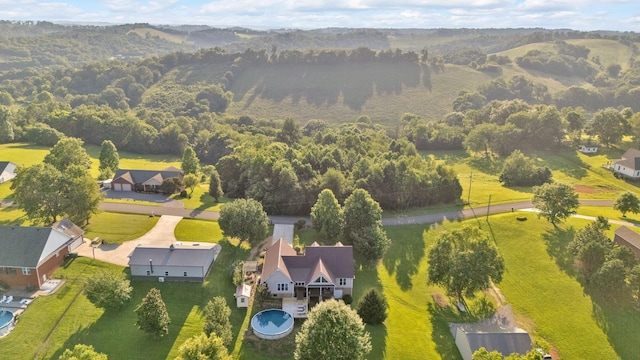 268 Crest Dr, Lynchburg, TN 37352 - aerial perspective of suburban area