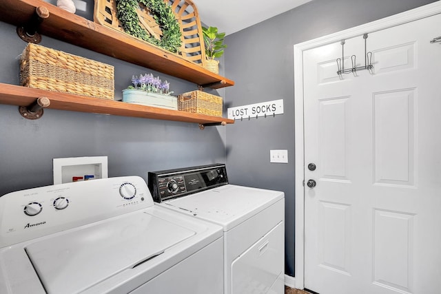 268 Crest Dr, Lynchburg, TN 37352 - laundry room with washer and clothes dryer
