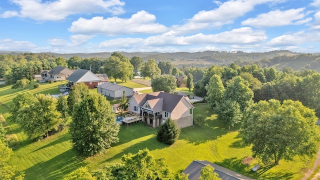 268 Crest Dr, Lynchburg, TN 37352 - view of subject property with a mountain backdrop
