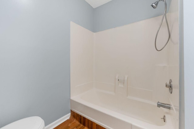 3357 Oak Trees Ct, Antioch, TN 37013 - bathroom with wood finished floors and shower / tub combination