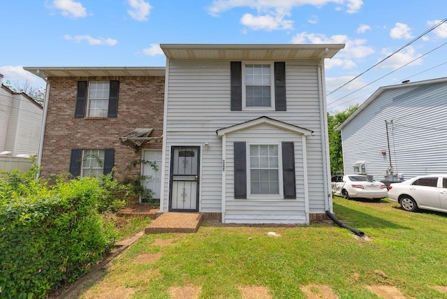 3357 Oak Trees Ct, Antioch, TN 37013 - traditional-style home with a front yard and brick siding