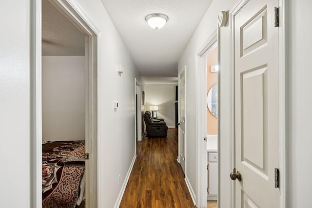 4651 Cynthia Ln, Murfreesboro, TN 37127 - hall with dark wood-type flooring and baseboards