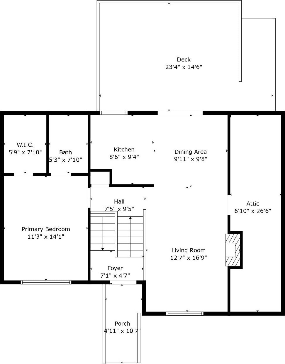 2184 Trophy Trce, Clarksville, TN 37040 - view of room layout
