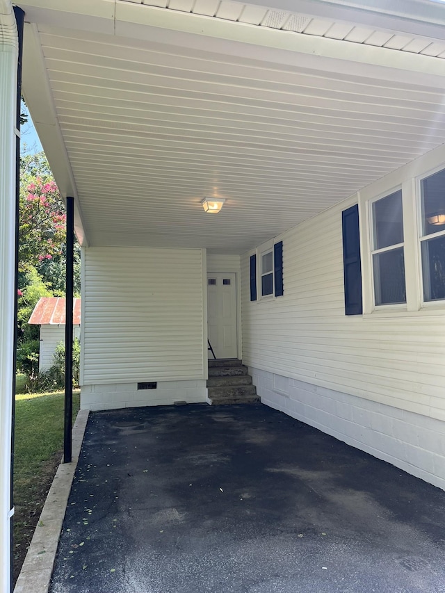 538 Lincoln St, Pulaski, TN 38478 - view of patio / terrace with entry steps and an attached carport