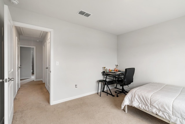 125 Stammer Farms Blvd, Chapel Hill, TN 37034 - bedroom featuring attic access and light colored carpet