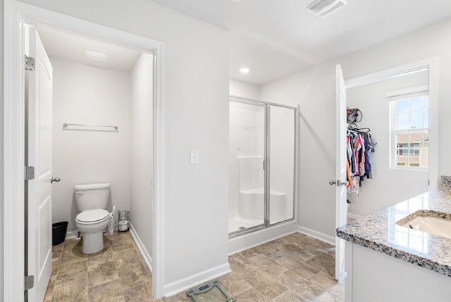 125 Stammer Farms Blvd, Chapel Hill, TN 37034 - full bath with stone finish flooring, a shower stall, and vanity
