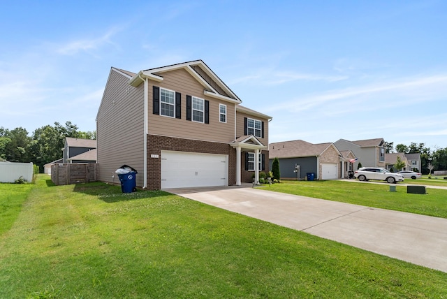 125 Stammer Farms Blvd, Chapel Hill, TN 37034 - view of front of property featuring a garage, brick siding, and concrete driveway