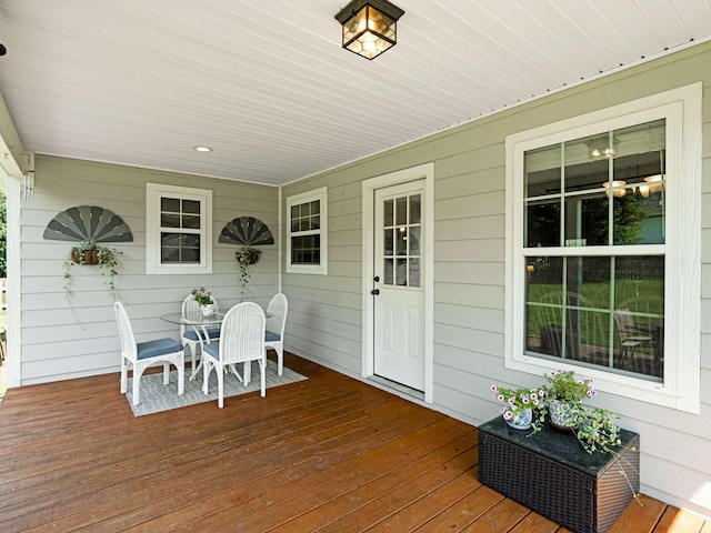 310 Diane Loop, White Bluff, TN 37187 - wooden deck with outdoor dining space