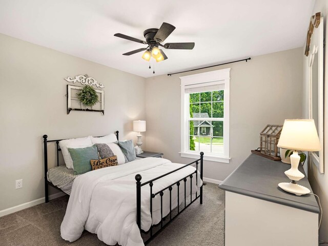 310 Diane Loop, White Bluff, TN 37187 - bedroom with carpet floors and ceiling fan