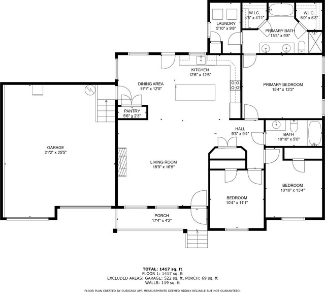 310 Diane Loop, White Bluff, TN 37187 - view of room layout