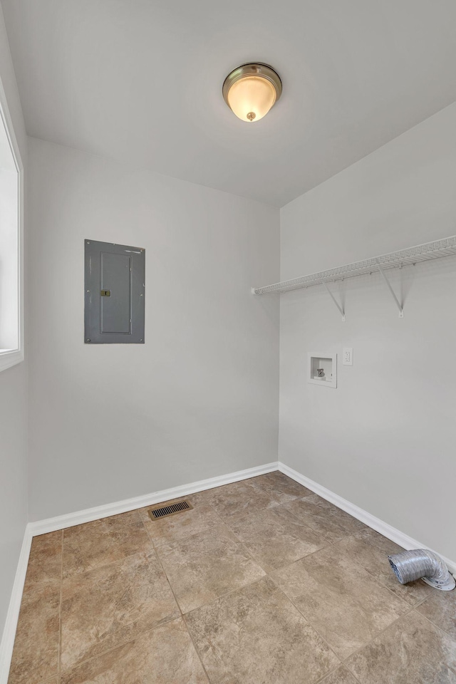 2995 Pipkin Hills Dr, Spring Hill, TN 37174 - laundry area featuring electric panel and hookup for a washing machine