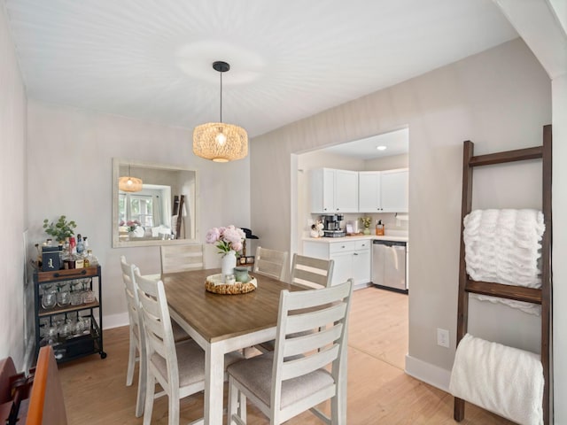 2011 Denham Ave, Columbia, TN 38401 - dining room featuring light wood-style flooring and baseboards