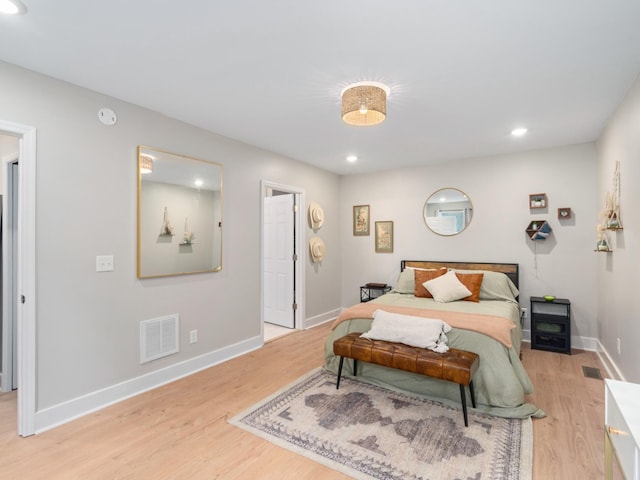 2011 Denham Ave, Columbia, TN 38401 - bedroom with light wood-style floors and recessed lighting