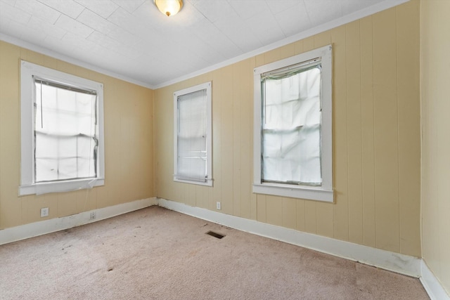 45 Lawn St, Clarksville, TN 37040 - carpeted empty room with ornamental molding and plenty of natural light