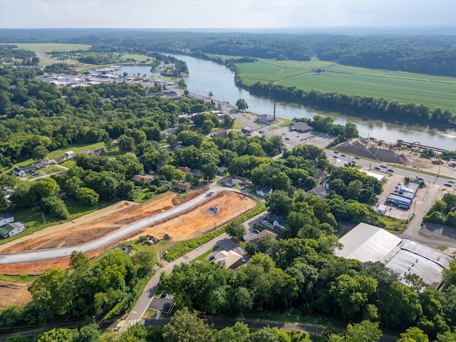 45 Lawn St, Clarksville, TN 37040 - aerial view of property and surrounding area featuring a large body of water