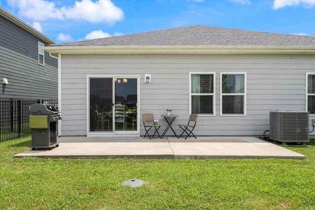 3702 Mathewson Way, Murfreesboro, TN 37128 - back of property featuring a patio and a shingled roof