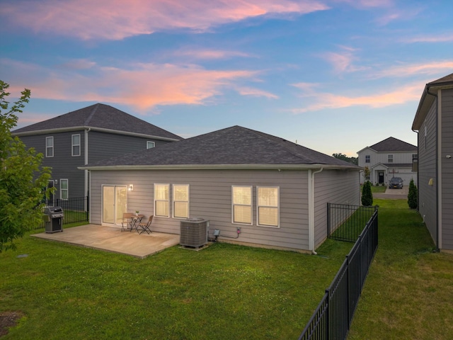 3702 Mathewson Way, Murfreesboro, TN 37128 - back of house with a patio area and a fenced backyard