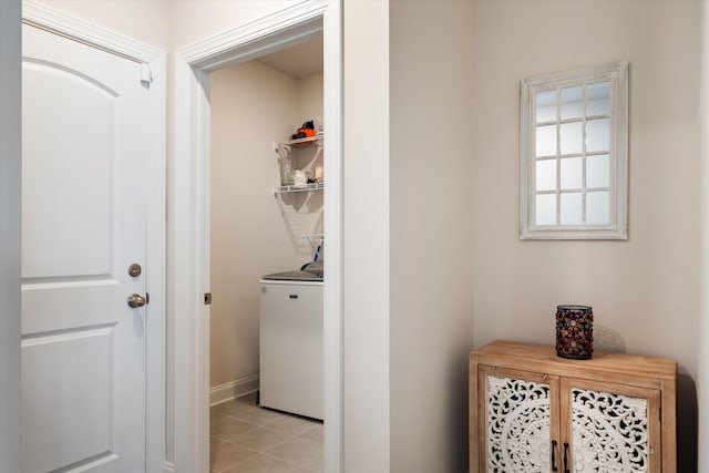 3702 Mathewson Way, Murfreesboro, TN 37128 - laundry area featuring washer / dryer and light tile patterned floors