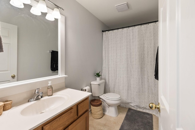 1902 Baileys Trace Dr, Spring Hill, TN 37174 - full bath with vanity, tile patterned floors, and a shower with curtain