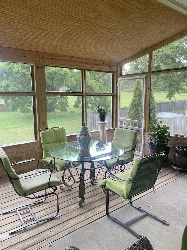 2524 Val Marie Dr, Madison, TN 37115 - sunroom / solarium with outdoor dining space and healthy amount of natural light